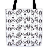 Black & White Beetles Opposites Tote Bag - Robert Bowen Tees